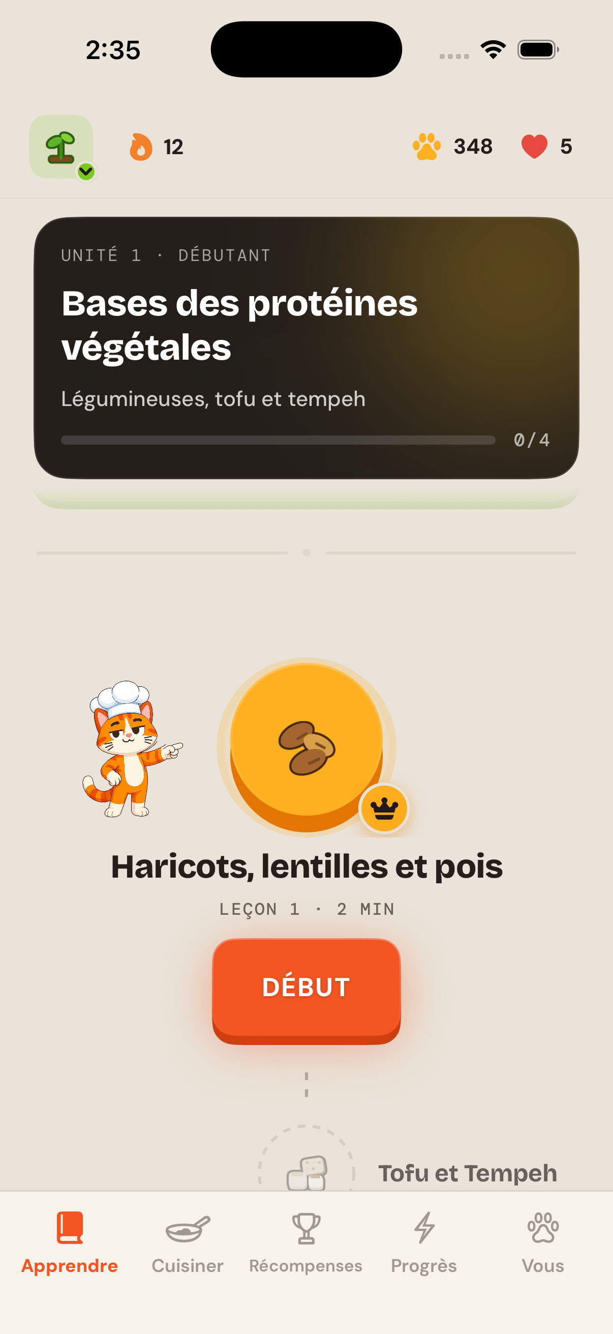 Le parcours d’apprentissage