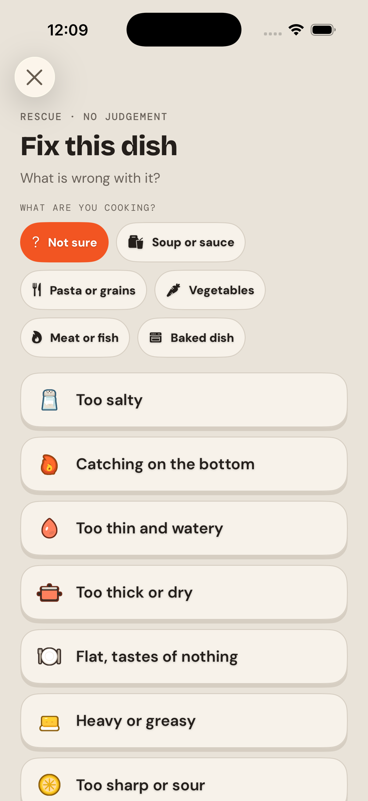 Fix This Dish diagnosis